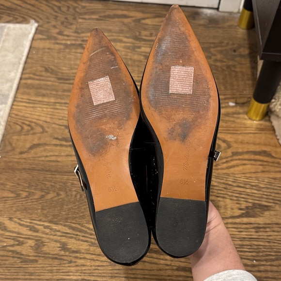 Madewell Black Patent Leather Flats - Picture 5 of 5